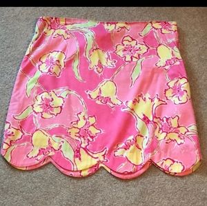 Lilly Pulitzer scallop skirt size 10